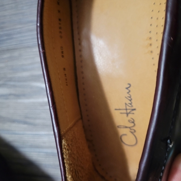Cole Haan Men\'s Burgundy Loafers Size 9.5 Slip On Comfort main image 5